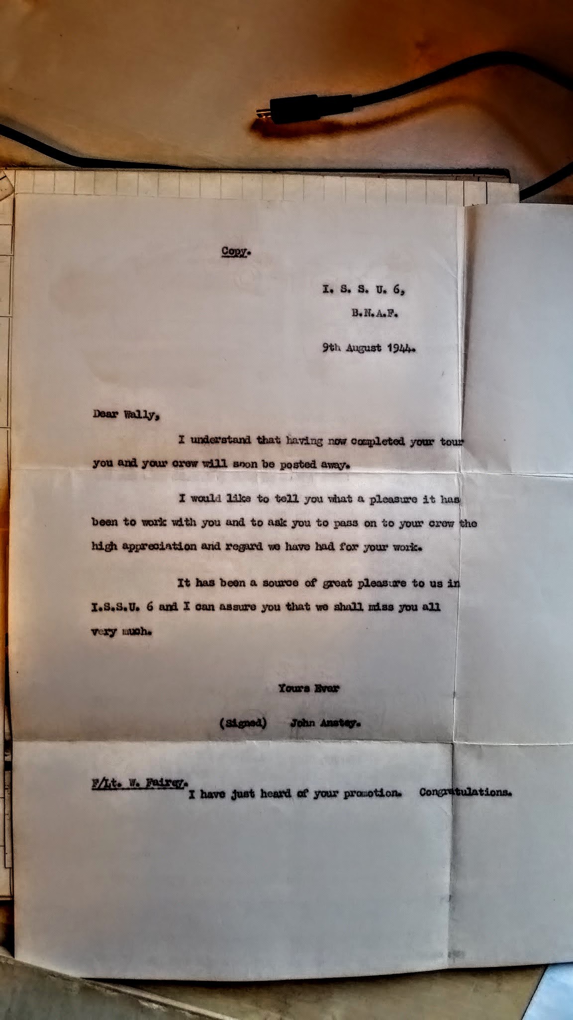 Service Correspondence