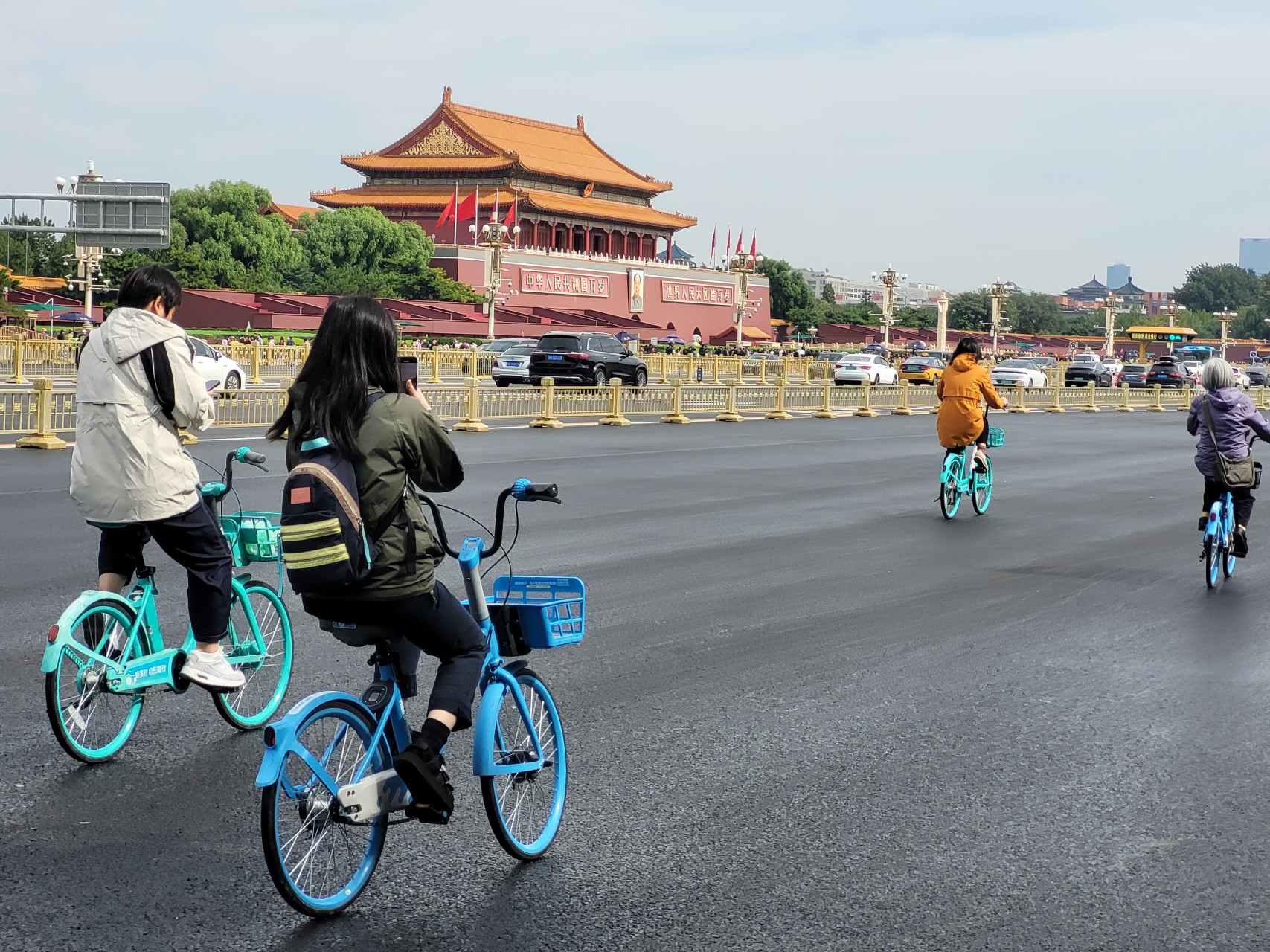 Beijing bike ride.