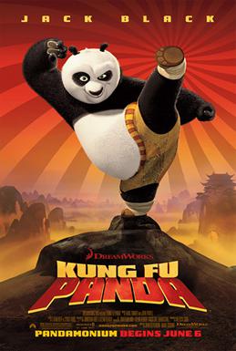 Kung Fu Panda movie poster or promotional image