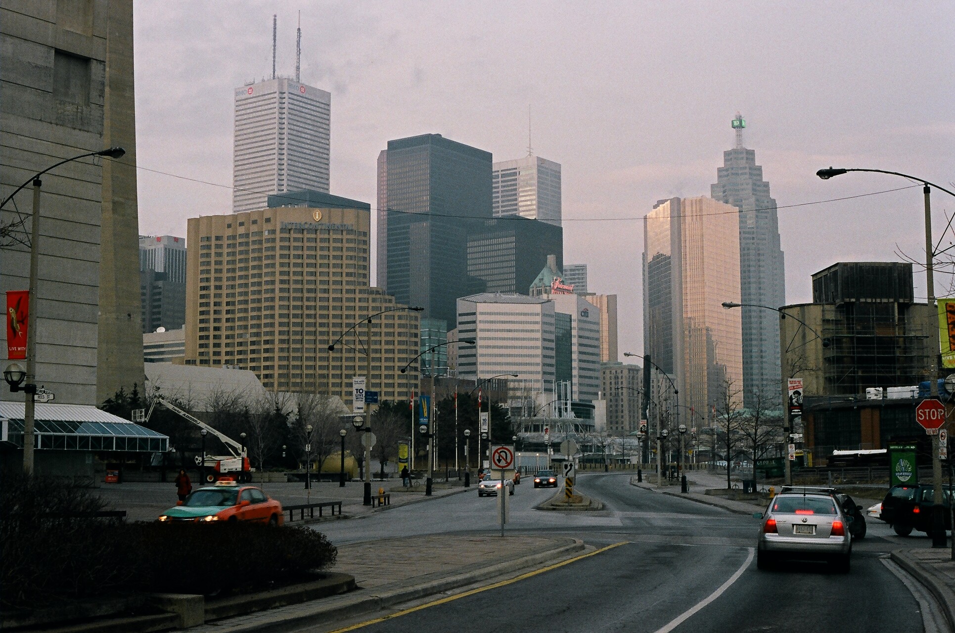 Toronto financial district skyline